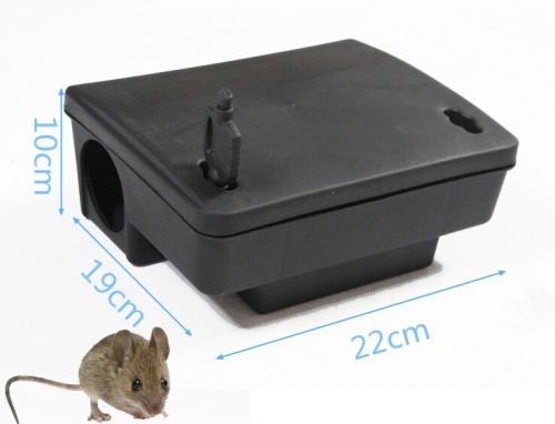 Plastic Rodent Bait Station, Packaging Type : Black