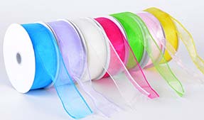 Plastic Organza Ribbon, For Clothing, Length : 10-20Mtr