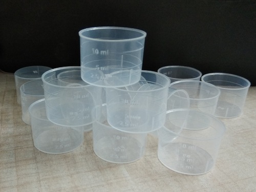 Plastic Measuring Cap, Shape : Round