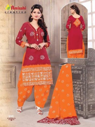 Amisshi Creation Real Batik Dupatta Suit