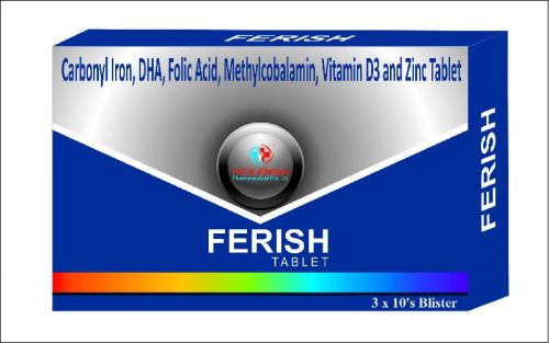 Carbonyl Iron, DHA, Folic Acid, Methylcobalamin, Vit D3 Tab