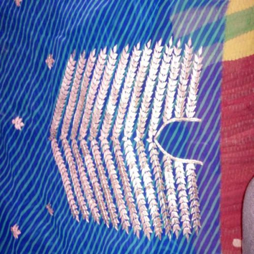 Printed Pure Cotton Lahariya Stretched Unstitched Kurtis, Technics : Handloom