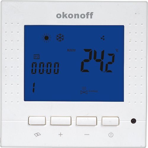 Digital Room Electrical Blue Backlight Programmable Temperature Controller