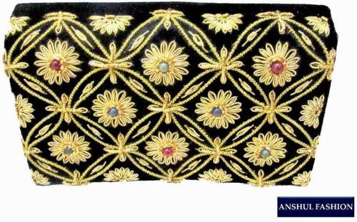 Women's PU Crystal Party Evening Clutch Bag Shoulder Bag-gold