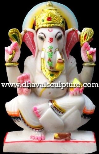 Ganapati Murti From Marble