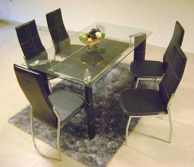 Dining Table Set, Finishing : Polished