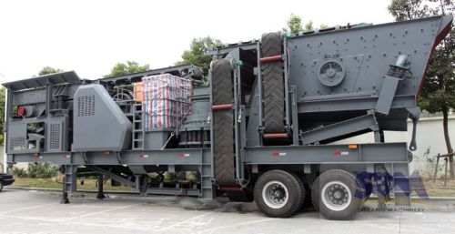 Mobile Cone Crusher Plant, Packaging Type : Iron Grey