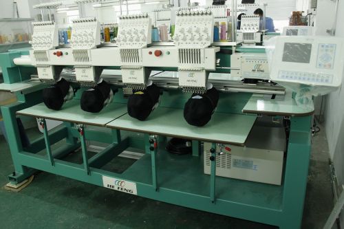 4 Heads Tubular Embroidery Machine For Cap/t-shirt