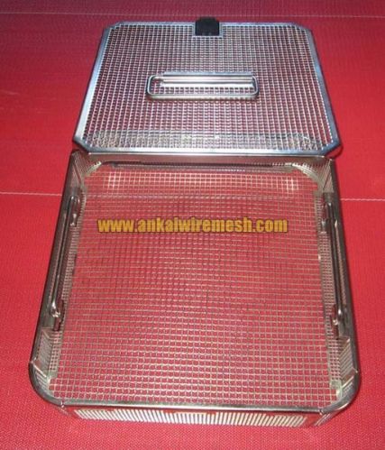 Perforated Stainless Steel Basket Tray