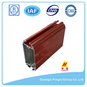 Red Aluminum Extruded Profile