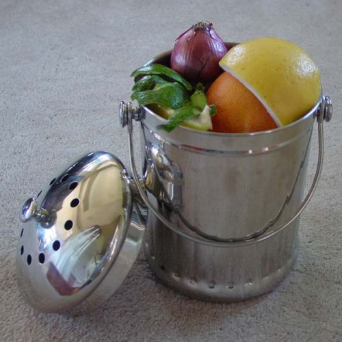 Stainless Steel Kitchen Compost Pail