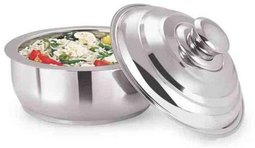 Haandi Insu Serving Pot, Color : STAINLESS STEEL