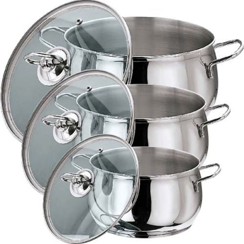 Stainless Steel Tall Belly Casserole, Size : 16-18-20-24