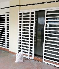 Matte Mild Steel Grill, Color : White for Indoor Outdoor