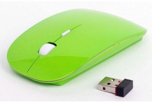 Ultrathin Wireless Optical Mouse and Mice 2.4g Receiver