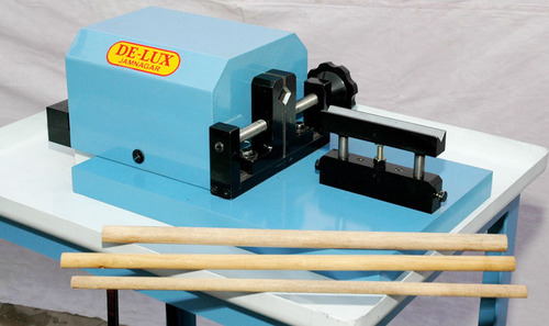 Semi Automatic Electric Wood Rod Rounding Machine, Color : Grey