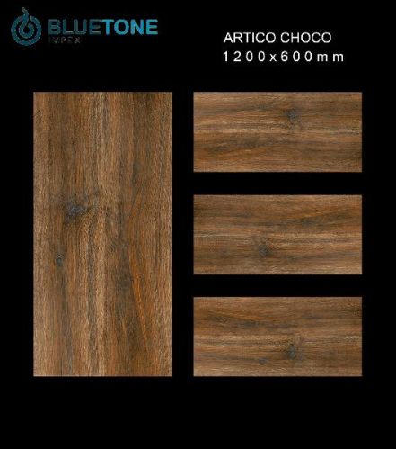 Wood Glazed Vitrified Tiles From Gujarat, Size : 600x1200