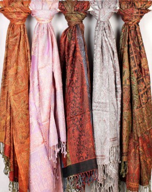 Wool Kashmiri Jamawar Stoles