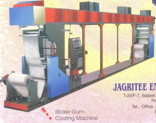 Electric 100-500kg Sticker Gum Coating Machine, Voltage : 110V, 440V