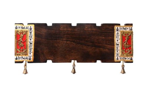 Indikala Brown Dhokra Name Plate