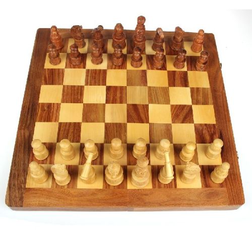 Exclusive Antique Canon Crafted Mohre With Pure Kiker Or Boxwood Wooden Chess Board Set