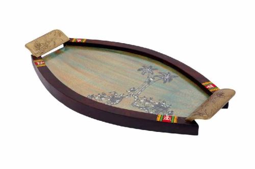 Multicoloured Warli Tray