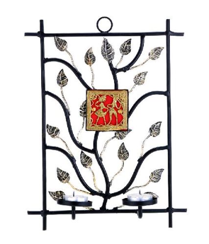 Metal Wrought Iron Candle Sconce