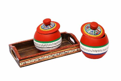 Indikala Handpainted Jars