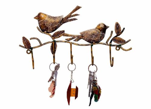 Cast Iron Twin Birds Key Stand, Style : Jodhpuri