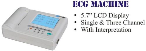 Electric ECG Machine, For Medical Use, Voltage : 220V