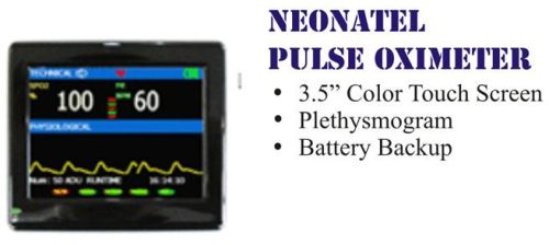 Electric HDPE PVC Neonatal Pulse Oximeter, For Medical Use, Voltage : 3-6VDC, 6-9VDC