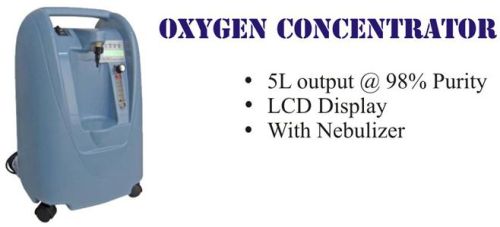 Battery 50Hz 0-15Kg Oxygen Concentrator, Capacity : 10L, 5L