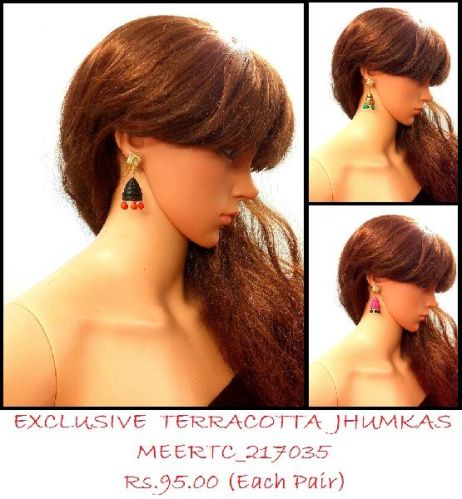 Terracotta Jhumkas