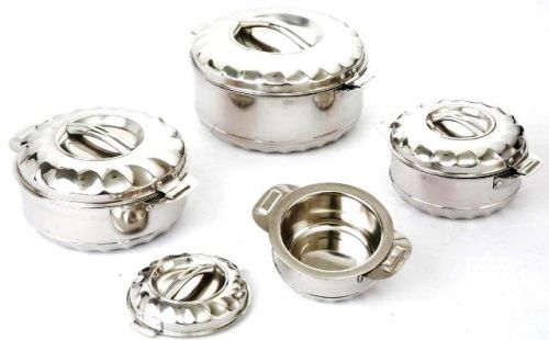 Round Stailness Steel Classic Hot Pots, For Food Containing, Feature : Corrosion Proof