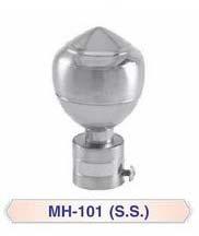 Round Stainless Steel Curtain Brackets, Length : 4inch, 5inch