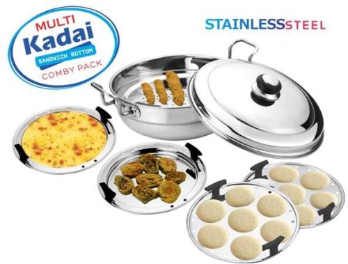 Stainless Steel Multi Kadai