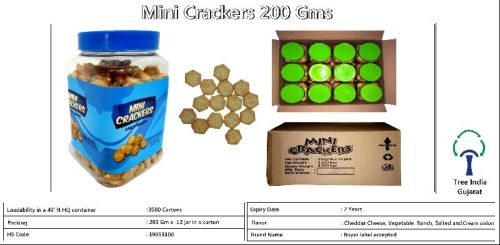 200 Gm Mini Cracker Biscuit