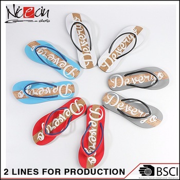 Custom Pattern PVC Strap For Slipper , Bathroom Shower Shoe