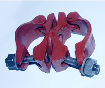 Swivel coupler, Application : Scaffolding