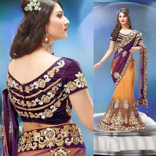 Designer lehenga choli, Wash Care : Dry Cleaning