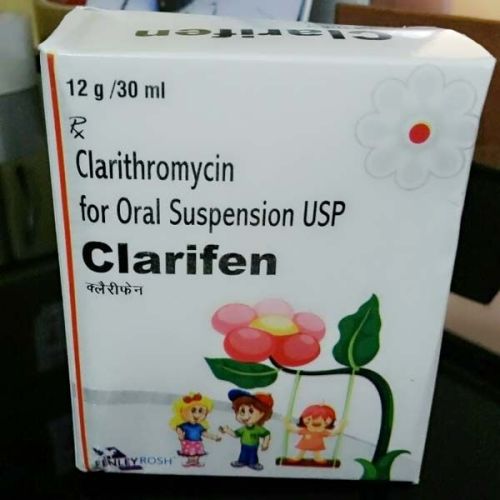 Clarithromycin Capsule & Dry Syrup, Form : Liquid