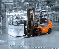 Steel Forklift Trucks, Color : Orange Black