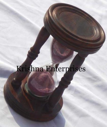 Wooden Finish Marine Wood Sand Timer