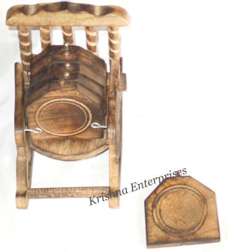 Wooden Set For Small Tea Plate