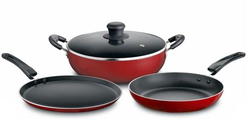 5 Pcs. Non Stick Cookware Set (3 Layer German Coating)