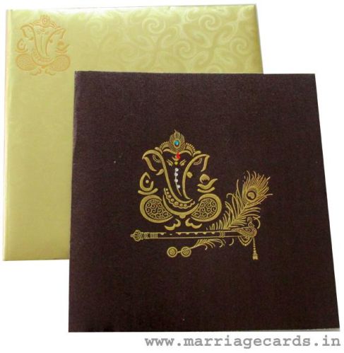 Wedding Cards,wedding Cards, Color : Brown