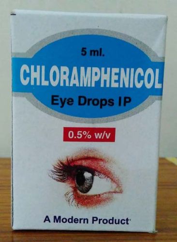 Plastic Chloramphenicol Eye Drops, Form : Liquid