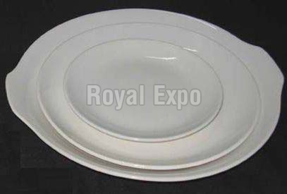 Ceramic plates, Packaging Type : White for Serving