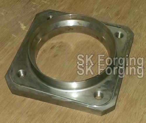 SK Tech Polished Metal Stainless Steel Flanges, Color : Metallic