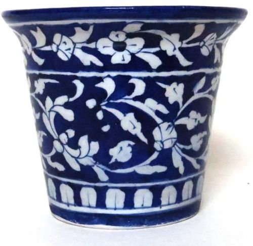 Blue Pottery Planter